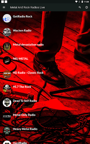 Metal And Rock Radios Live Screenshot 0