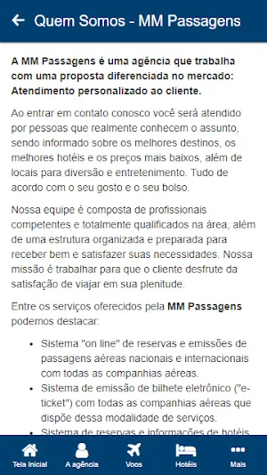 MM Passagens Screenshot 1