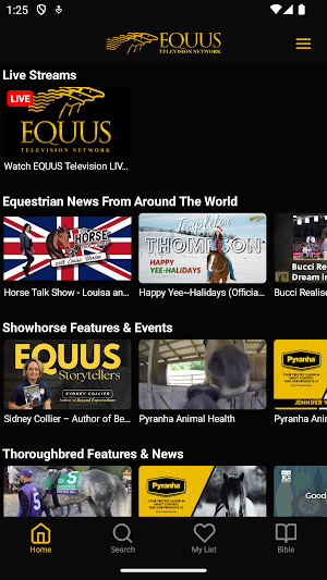 EQUUS Television Network Screenshot 1
