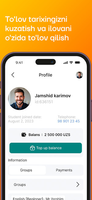 We Group Student Screenshot 1