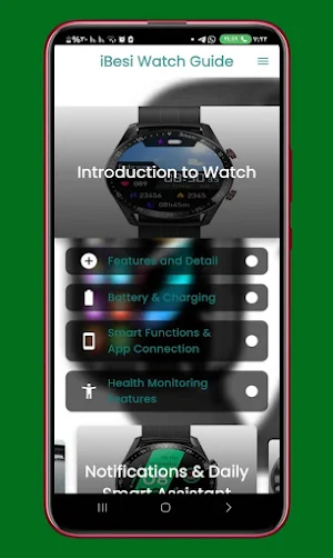 iBesi Smart Watch Guide Screenshot 0