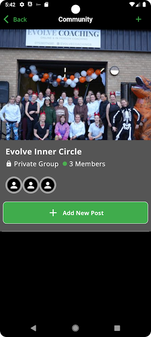 Evolve Coaching Screenshot 2