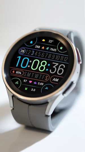 ZKin Watch Color Line Data Screenshot 2