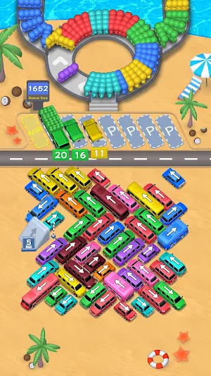 Car Jam Loop: Bus Games Screenshot 3