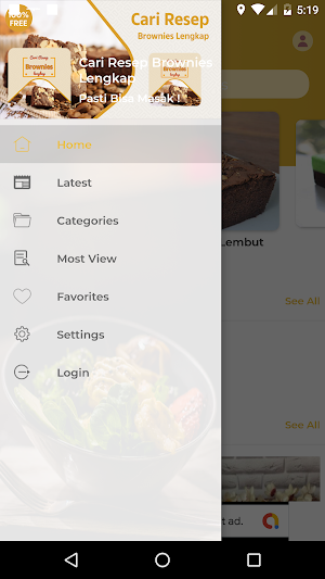 Cari Resep Brownies Lengkap Screenshot 1