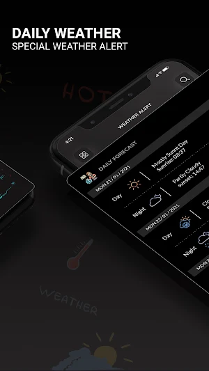 Accurate Weather Forecast Dark Sky Weather live Screenshot 3