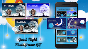 Good Night Photo Frame Screenshot 0