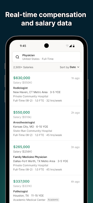 Marit Physician & APP Salaries Screenshot 3