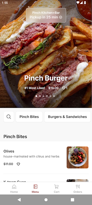 Pinch Kitchen+Bar Screenshot 1
