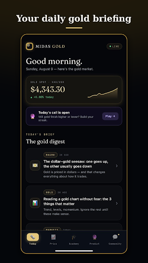 MIDAS - Market Companion Screenshot 1