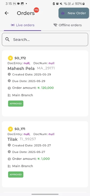 BizForce360 - Field Sales App Screenshot 2