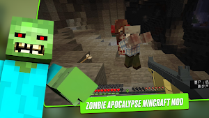 Zombie Apocalypse Mincraft Mod Screenshot 0