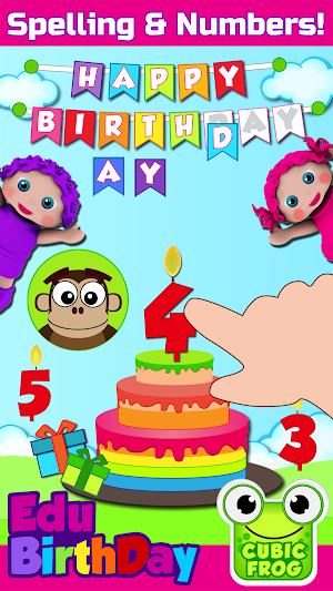 Fun Preschool Game EduBirthday Screenshot 0