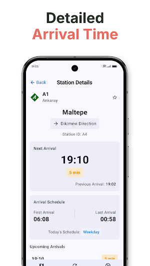 DurakGO: Ankara Metro Arrivals Screenshot 1