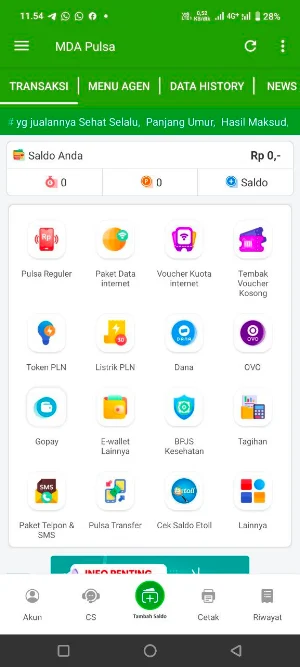 MDA PULSA Screenshot 1