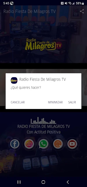 Radio Fiesta De Milagros TV Screenshot 2