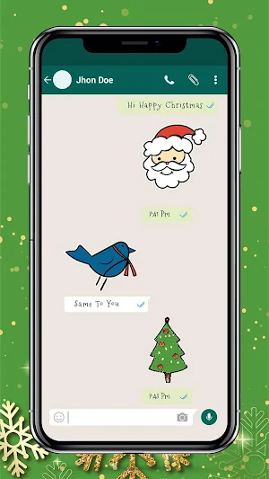 Merry Christmas Emoji Stickers Screenshot 0