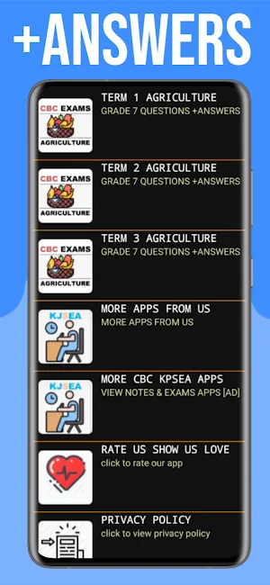 Grade 7 Agriculture CBC Exams Screenshot 3
