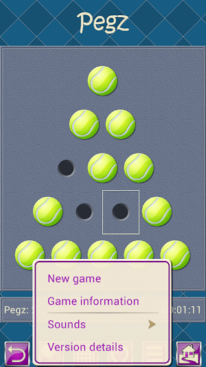 Pegz V+, peg solitaire board game Screenshot 2