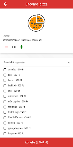 Oázis Étterem Screenshot 2