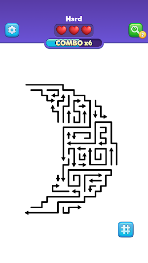 Arrowscapes – ASMR Puzzle Screenshot 1