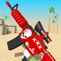 Blocky American: Gangster Shooting Criminal
