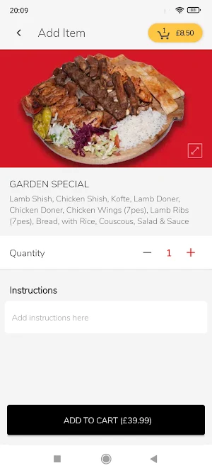 Garden Kebab - Enfield Screenshot 2