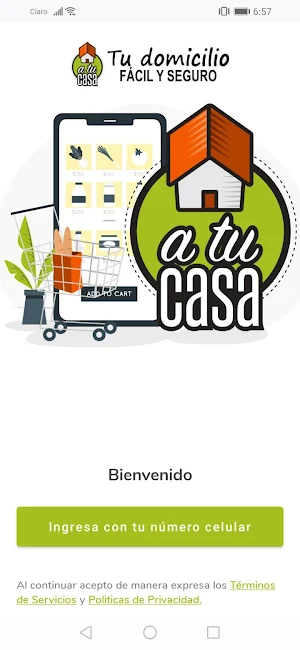 A tu casa - Tu domicilio fácil y seguro Screenshot 0