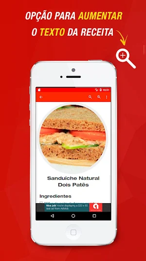 Receitas de Sanduíche Natural Screenshot 2