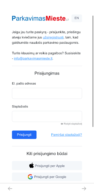 ParkavimasMieste Screenshot 0