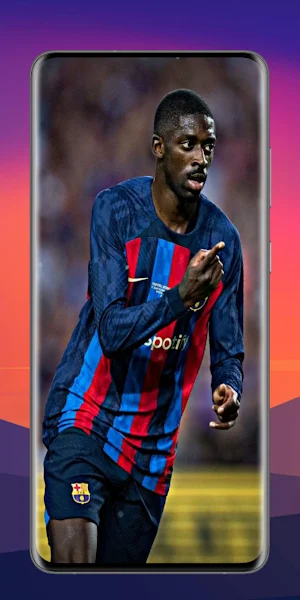 Ousmane Dembele 4K Wallpaper Screenshot 2