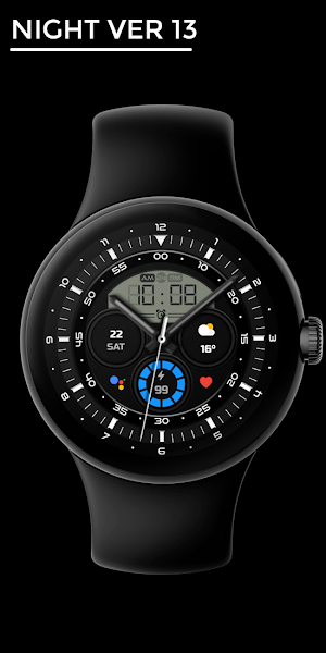 Night ver 13 - watch face Screenshot 0