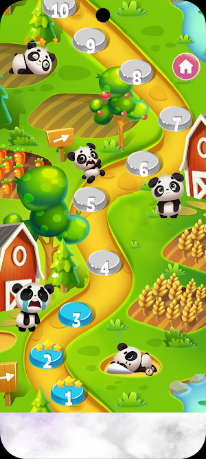 Panda Match Puzzle Game 3 Screenshot 1