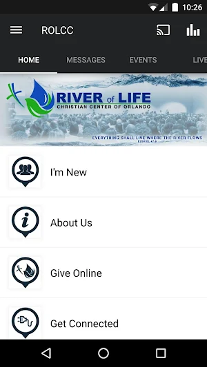 River of Life Christian Center Screenshot 0