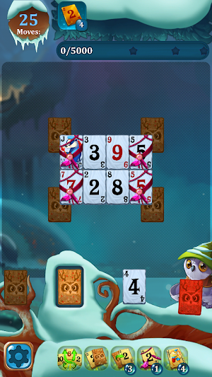 Solitaire: Frozen Dream Forest Screenshot 2