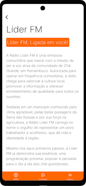 Líder FM - Chã Grande Screenshot 1