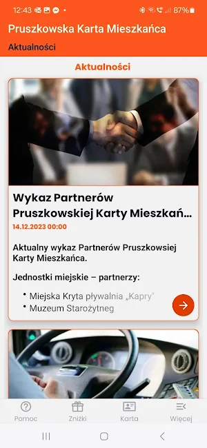 Pruszkowska Karta Mieszkańca Screenshot 3