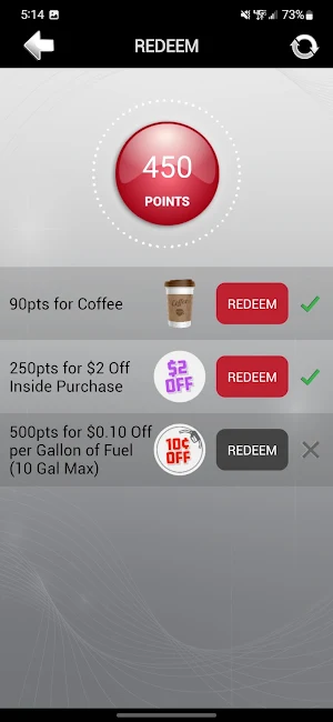 Beulah Cenex Rewards Screenshot 2