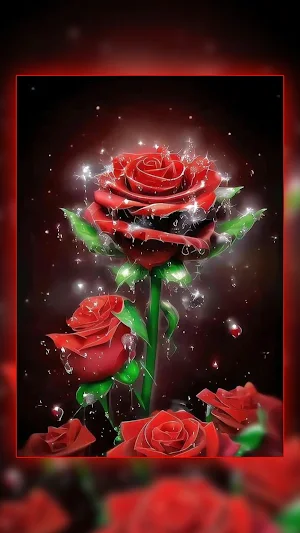 Red Rose Wallpapers : Flowers Screenshot 1