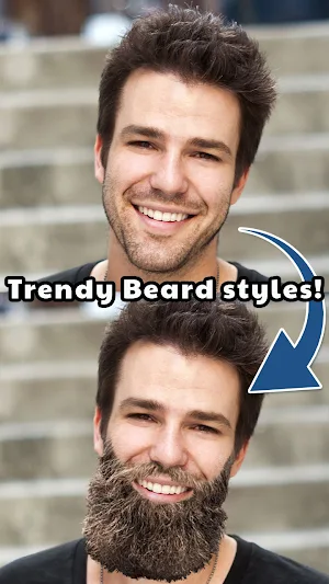 Men Hairstyle & Beard Studio Screenshot 0