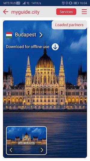 Budapest city guide Screenshot 0
