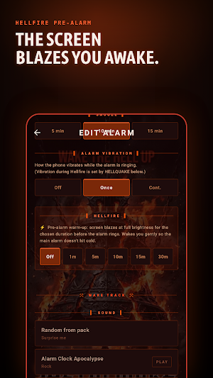 MetalWake — Metal Alarm Clock Screenshot 3