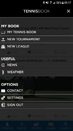 Tennis Book Screenshot 1