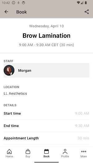 LL Aesthetics Screenshot 2