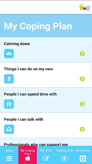 My Coping Plan Screenshot 0