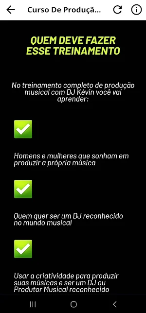Curso De Produção Musical e DJ Screenshot 3