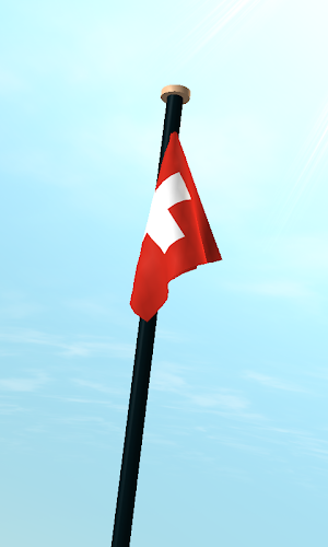 Switzerland Flag 3D Wallpaper Screenshot 2
