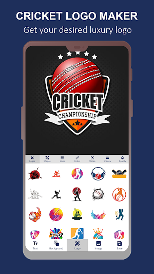 Cricket Logo Maker Screenshot 3