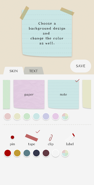 Cute Note Widget Screenshot 2