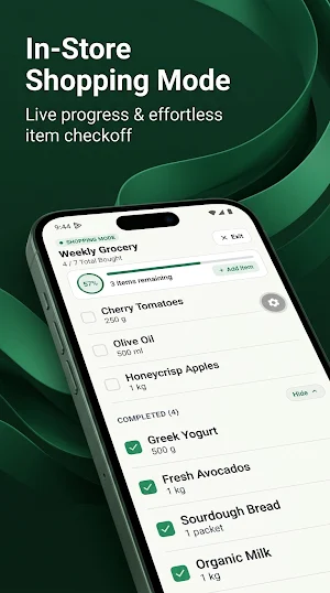 Foddo: Smart Grocery List Screenshot 1